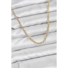 Shopwave cm Gold Renk Pirinç Halkalı Model Kadın Kolye