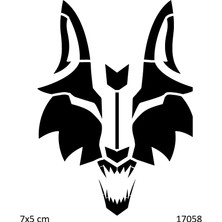 Airbrush Tattoo Kadim Kurt Yapışkanlı Stencil Süsleme ve Boyama Kalıbı