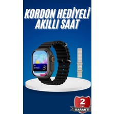 Ultra Akıllı Saat 49 mm Çift Kordonlu Arama Cevaplama Bluetooth Bağlantılı