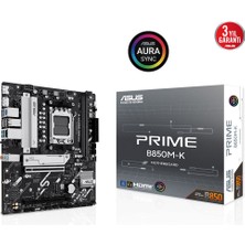 Kaia Life Asus Prıme B850M-K, 2xddr5, 2x M.2, Dp, Hdmı, Am5 Soket Anakart
