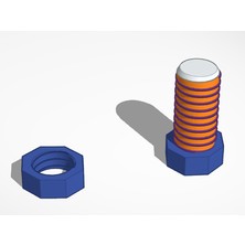 Noctabir Somun ve Cıvata Kıpır Kıpır Oyuncak