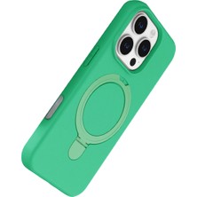Sh Ticaret Newface Iphone 16 Magsafe Standlı Kapak - Yeşil