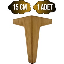 Serçe Düz 15CM Plastik Ayak Mobilya Masa ve Dolap AYAĞI(15CM)(MEŞE)