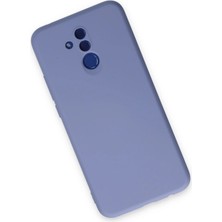 Olinea Newface Mate 20 Lite Kılıf Nano Içi Kadife Silikon - Lila