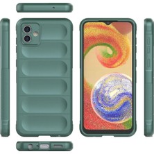 Olinea Newface Galaxy A04E Kılıf Optimum Silikon - Koyu Yeşil