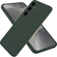 Olinea Newface Galaxy A56 Kılıf First Silikon - Koyu Yeşil