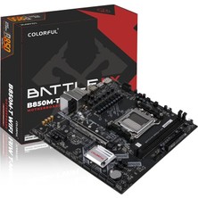 Colorful Battle-Ax B850M-T Wıfı V14 Amd Am5 Ddr5 4800MHZ Matx Gaming (Oyuncu) Anakart