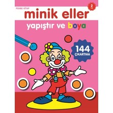 0-6 Yaş Yayınları Minik Eller Yapıştır ve Boya - Pembe Kitap
