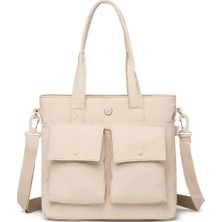 Smart Bags Mikro Poly Kumaş Büyük Boy Kadın Omuz Çantası 3345