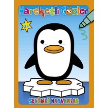 Binbir Göz Kitap Sevimli Hayvanlar - Hareketli Gözler