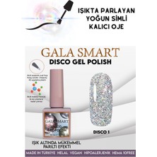 Gala Smart Flashta Işıkta Parlayan Simli Dısco Kalıcı Oje Oje Kodu: 1
