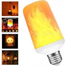 5 W Alev Efektli LED Ampül E-27 2700K Sıcak Renkli 3 Modlu