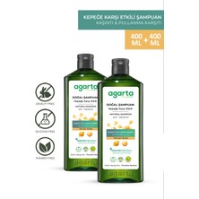 Agarta 2 Adet Doğal Kepeğe Karşı Etkili Şampuan 400 ml (Vegan,tuzsuz)