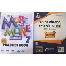 7. Sınıf More And More Practice Book ve 20 Dakikada Fen Bilimleri Soru Bankası