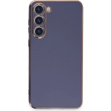 Samsung Galaxy S23 Kılıf Volet Silikon - MAVI-(5796) - EMTHBA5120-5145