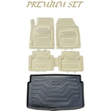 Black Gold Citroen Nemo 3D Bej Oto Paspas ve Bagaj Havuzu Seti Titan Bej