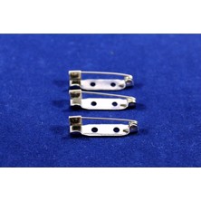 Boncukcu Abla 25 Adet - 2.5 cm Broş Iğnesi, Nikel Kaplama