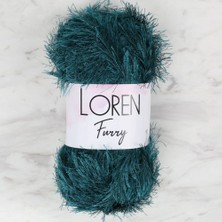 N&M Store Loren Furry Petrol Mavisi El Örgü Ipi - RF039 - 34057