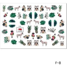 Gala Smart  Stıcker Naıl Art No:f-8