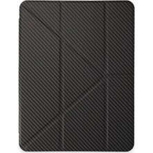 Magicool Ipad Pro 11 (2024) Kılıf Color Karbon Tablet Kılıfı - Koyu Gri