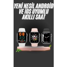 1.83 Inç Akıllı Saat Android ve Ios Uyumlu Çağrı Cevaplayabilen Adımsayar Gps Takibi