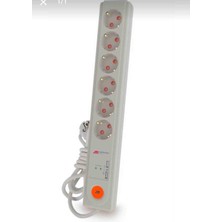 Mutlusan 6 Li Akım Korumalı USB Li Kablolu Grup Priz