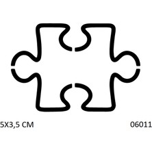 Airbrush Tattoo Yapboz Puzzle 1 Yapışkanlı Stencil Süsleme ve Boyama Kalıbı