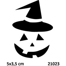 Airbrush Tattoo Cadılar Bayramı Yapışkanlı Stencil Süsleme ve Boyama Kalıbı