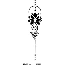 Airbrush Tattoo El Kına Deseni Yapışkanlı Stencil Süsleme ve Boyama Kalıbı