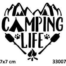 Airbrush Tattoo Kampçı Yapışkanlı Stencil Süsleme ve Boyama Kalıbı