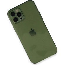 Epilons Newface Iphone 12 Kılıf Fly Lens Silikon - Yeşil