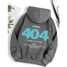 Hata 404 Insan Bulunmaz Üzgünüm! Kadın Kapşonlu Moda S-Xxl Kapüşonlular Polar Yüksek Kaliteli