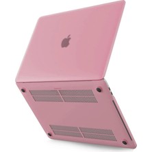 Starseven Newface Macbook 13 2020 Macbook Buzlu Kapak - Pembe