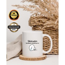 Sözlü Yazılı Premium Porselen Kupa Bardak