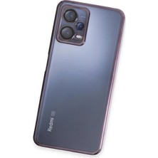 Olinea Newface Redmi Note 12 5g Kılıf Lensli Silikon - Mor