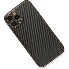 Epilons Newface Iphone 13 Kılıf Coco Karbon Silikon - Siyah