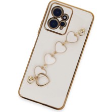Olinea Newface Redmi Note 12 4g Kılıf Esila Silikon - Beyaz