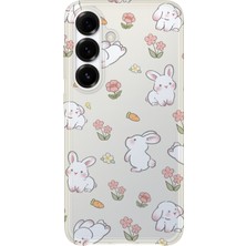 Lelia Samsung Galaxy A56 Uyumlu Baskılı Şeffaf Telefon Kılıfı | Koleksiyon: Cute Animals