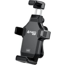 Nukrotech M25 Gidon Bağlantılı Titreşim Modüllü Telefon Tutucu