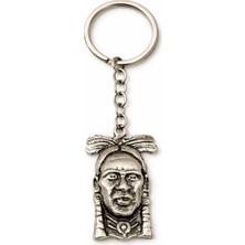 Herşey Nota Detaylı Baş Figürlü Metal Anahtarlık – Tasarım Metal Anahtarlık