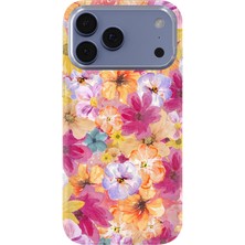 Lelia iPhone 17 Pro Max Uyumlu Baskılı Şeffaf Telefon Kılıfı | Koleksiyon: Floraluxe Botanica