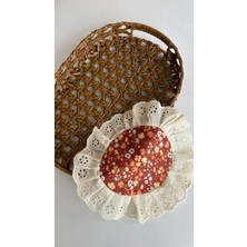 Fırfırlı Fisto Sunum Servis Kokteyl Peçete Mendil 2 Adet 20 cm