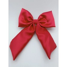 Boncukcu Abla Saten Kurdela Toka Otomatik Fiyonk Toka (Fransız Klipsli)