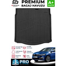 Universal S-Dizayn Citroen C Elysee 3D Pro Bagaj Havuzu 2012 Üzeri A+ Kalite
