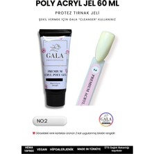 Gala Smart  Acryl Poly Jel Premıum 60 ml Protez Tırnak Jeli No:2