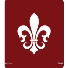 Airbrush Tattoo Motif Yapışkanlı Stencil Süsleme ve Boyama Kalıbı