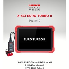 LAUNCH X-431 Euro Turbo II Paket 2 Arıza Tespit Cihazı