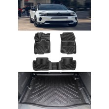 Rizline C5 Aircross 2025 Sonrası 1.2 Mild Hybrit 3D Havuzlu Paspas ve Bagaj Havuzu Alt