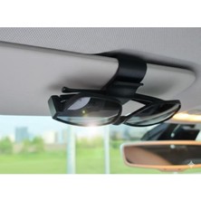 MisterionStudio Araç Içi Güneş Gözlüğü Tutucu Klips - Siperlik Üstü Gözlük Askısı