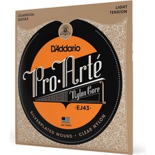 Braventa Collection D'addario EJ43 Klasik Gitar Tel Seti (4/4), Silverplated Wound cl